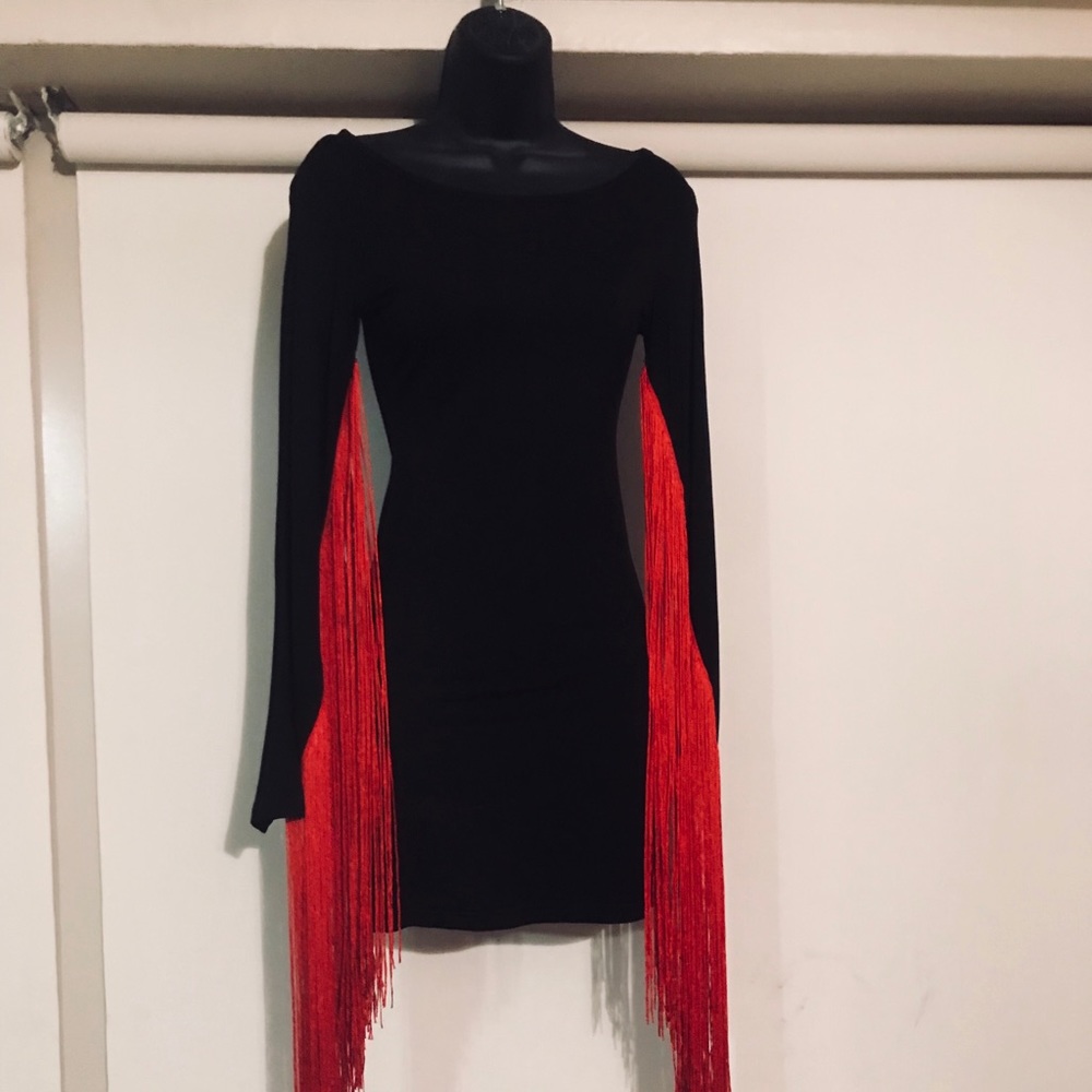 Killstar Red Fringe Dress